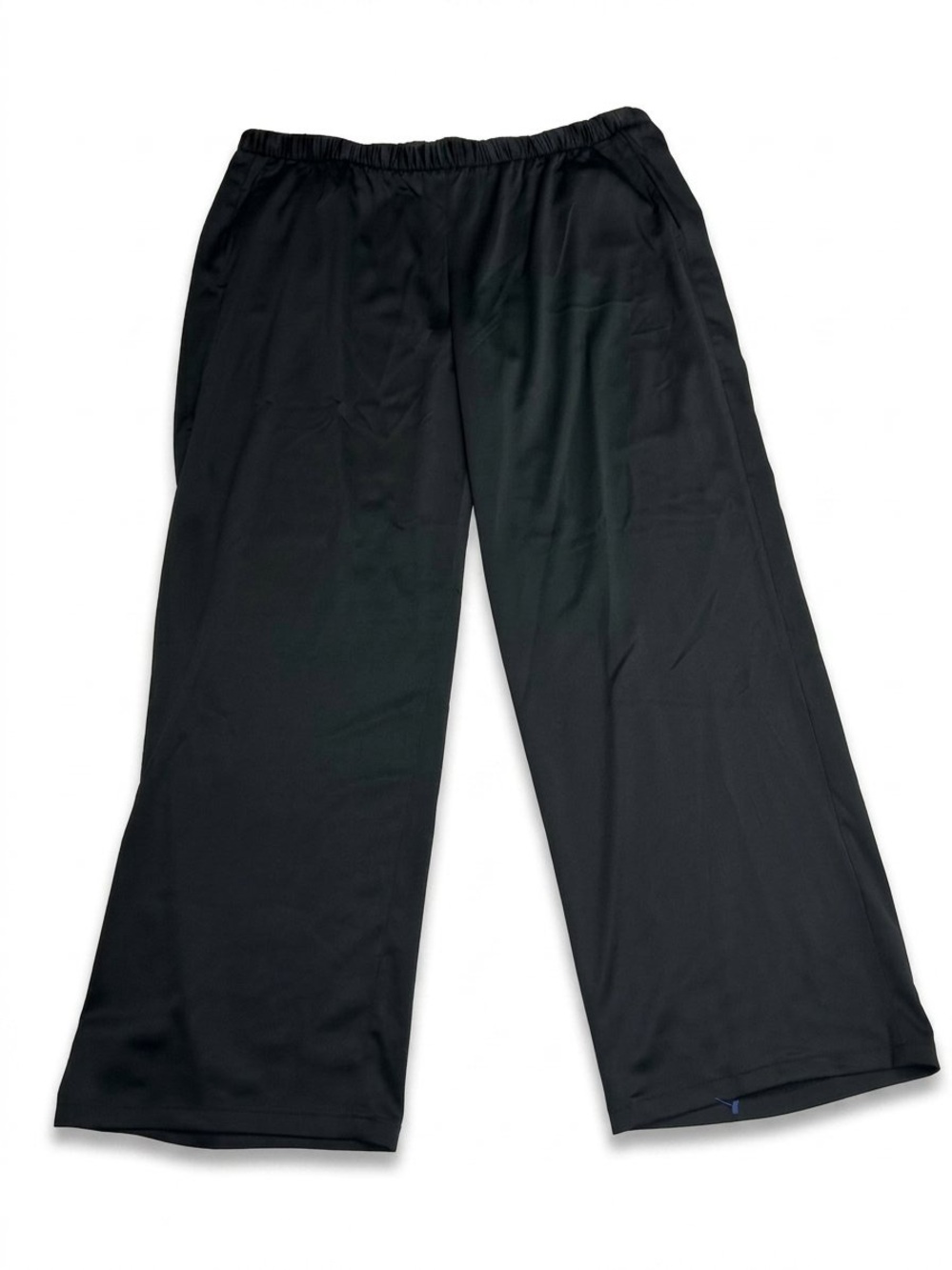 Eileen Fisher Black Wide-Leg Pull On Pants Trousers Women's Size XL / TG